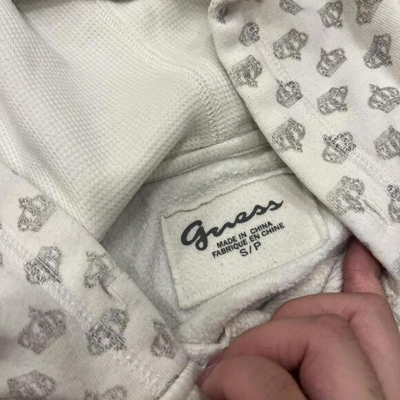 Guess Women's White and Cream Sweatshirt - Picture 2 of 3